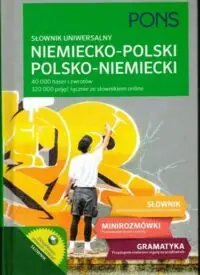 Słownik uniwersalny niemiecko-polski, polsko-niemiecki. PONS.