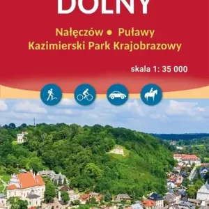 Mapa - Kazimierz Dolny. Nałęczów, Puławy...