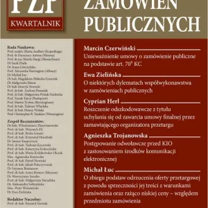 PZP Prawo Zamówień Publicznych - kwartalnik Nr 4/2025
